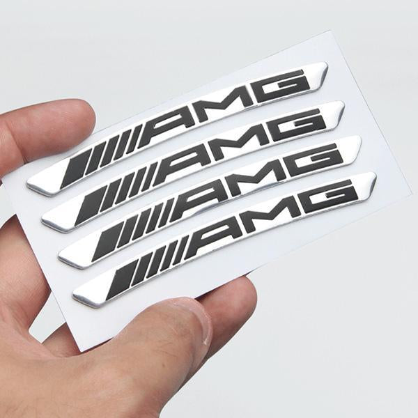 Metalowa naklejka samochodowa 3D Personality Wheel (4 SZTUK)