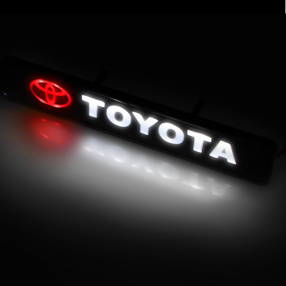 ✨Stylowa atmosfera w samochodzie – oświetlenie logo LED w środkowej części przedniej maski