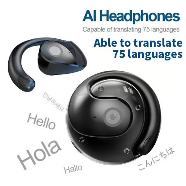 Słuchawki bezprzewodowe OWS Bluetooth 5.4 AI Translation (pasują do systemów iOS i Android)