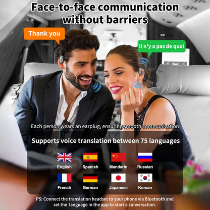 Słuchawki bezprzewodowe OWS Bluetooth 5.4 AI Translation (pasują do systemów iOS i Android)
