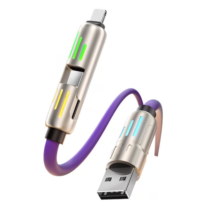Kabel ładujący USB 4 w 1 mFish szybkie ładowanie MAX 240 W