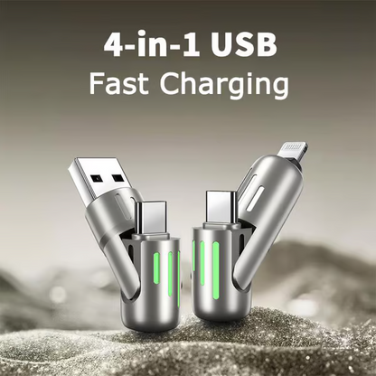 Kabel ładujący USB 4 w 1 mFish szybkie ładowanie MAX 240 W