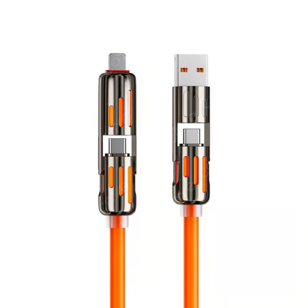 Kabel ładujący USB 4 w 1 mFish szybkie ładowanie MAX 240 W