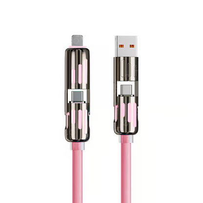 Kabel ładujący USB 4 w 1 mFish szybkie ładowanie MAX 240 W