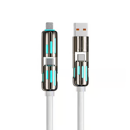 Kabel ładujący USB 4 w 1 mFish szybkie ładowanie MAX 240 W