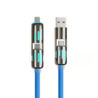Kabel ładujący USB 4 w 1 mFish szybkie ładowanie MAX 240 W