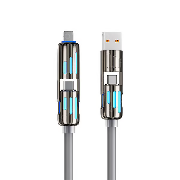 Kabel ładujący USB 4 w 1 mFish szybkie ładowanie MAX 240 W