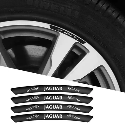 Metalowa naklejka samochodowa 3D Personality Wheel (4 SZTUK)