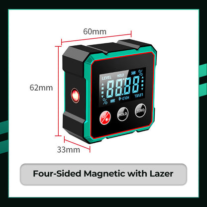 🔥 Magnetyczny Cyfrowy Miernik Kątów z Laserem Elektronicznym