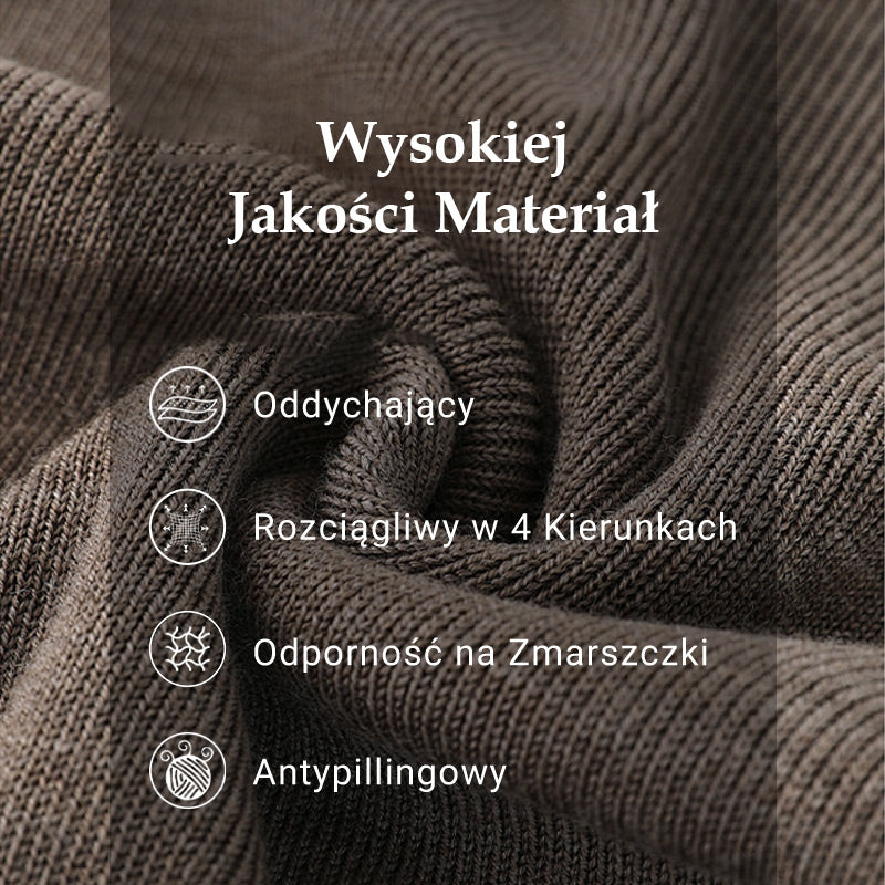 🔥Damska stylowa i elegancka plisowana sukienka z okrągłym dekoltem