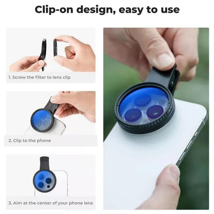 52 mm spolaryzowany smartfon