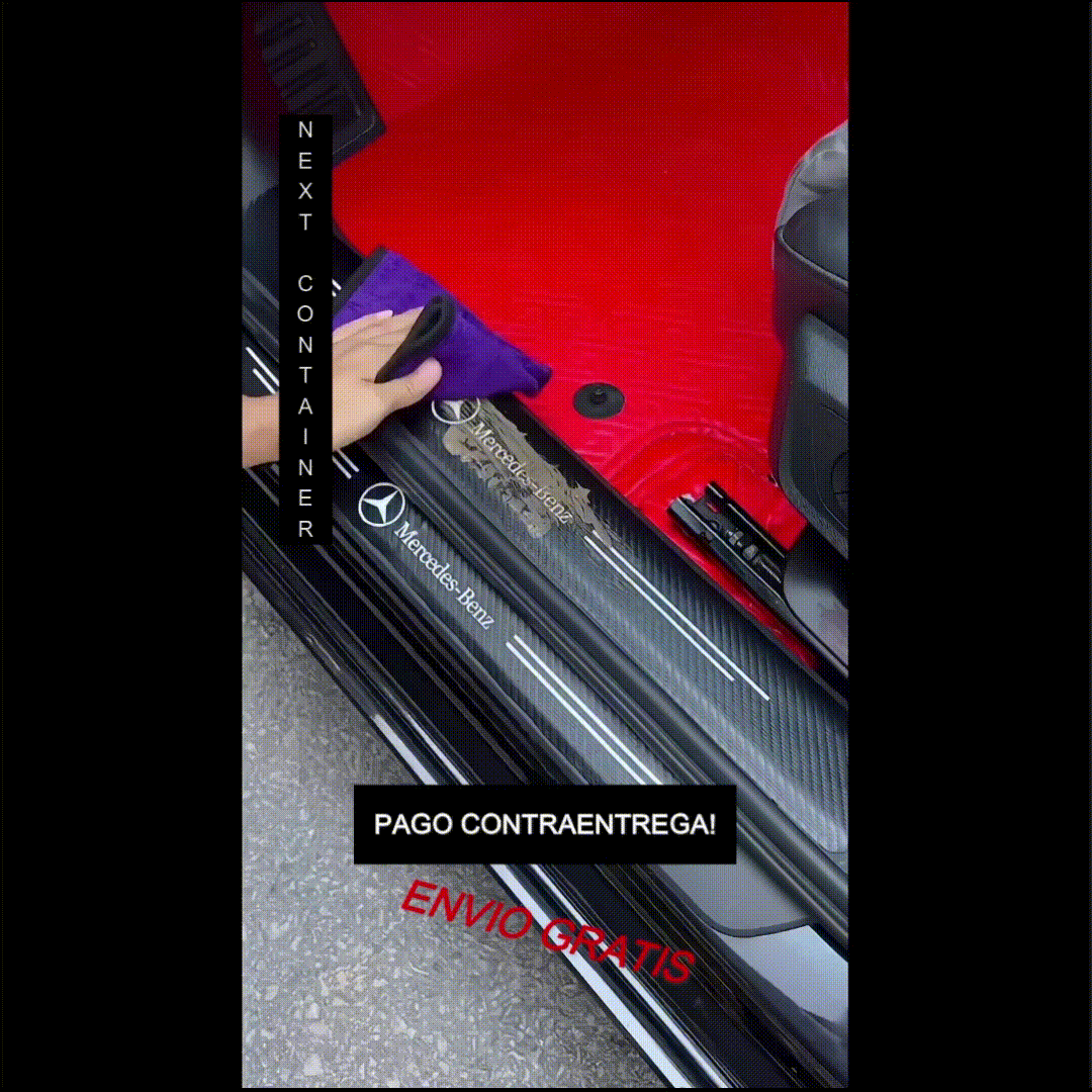 🔥Ochraniacz progu samochodu z nadrukiem z włókna węglowego🔥