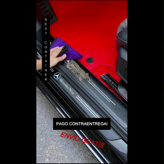 🔥Ochraniacz progu samochodu z nadrukiem z włókna węglowego🔥