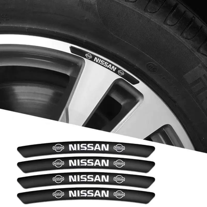 Metalowa naklejka samochodowa 3D Personality Wheel (4 SZTUK)