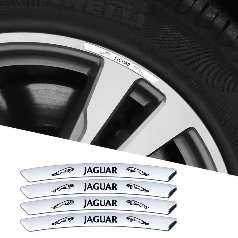 Metalowa naklejka samochodowa 3D Personality Wheel (4 SZTUK)