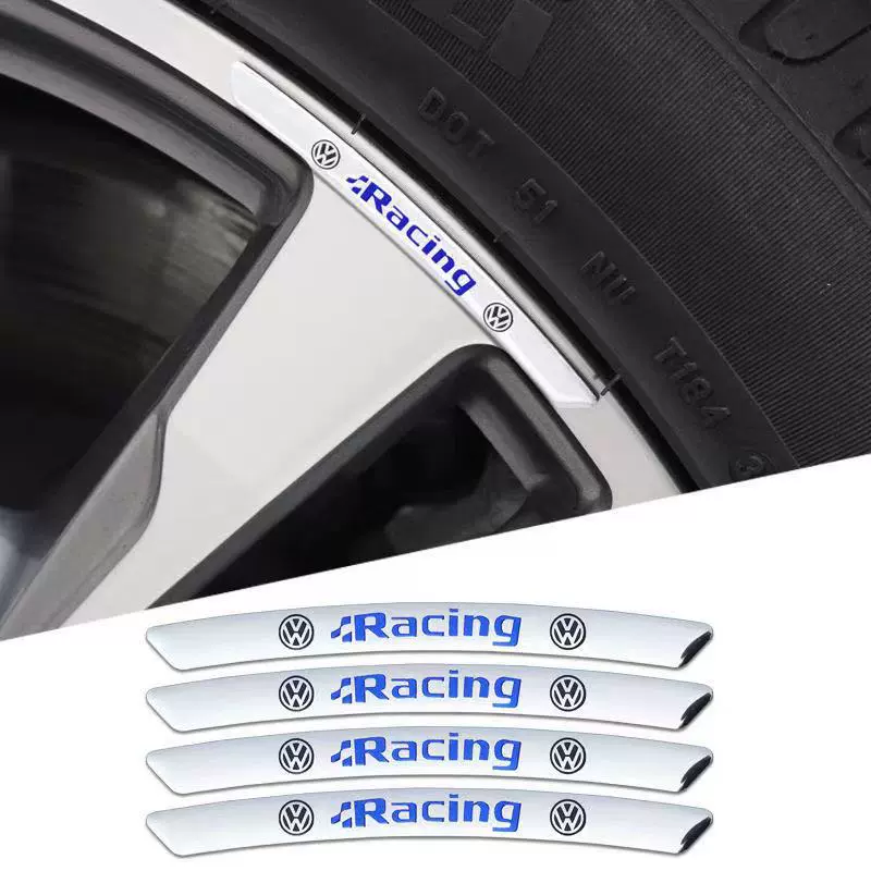 Metalowa naklejka samochodowa 3D Personality Wheel (4 SZTUK)