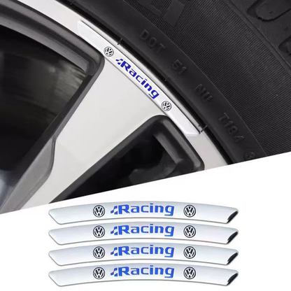 Metalowa naklejka samochodowa 3D Personality Wheel (4 SZTUK)