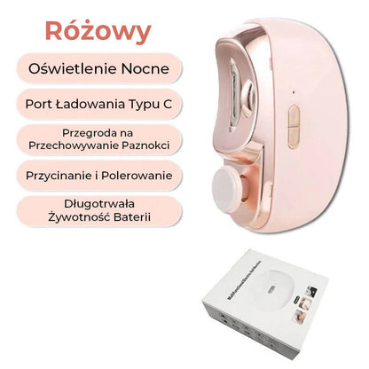 🔥2 w 1 Zmotoryzowane, polerowane automatyczne obcinaczki do paznokci🎁