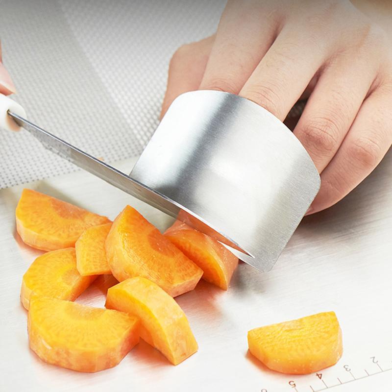 👩‍🍳Artefact kuchnia - osłony na palce ze stali nierdzewnej 【2 zakupione 1 gratis】