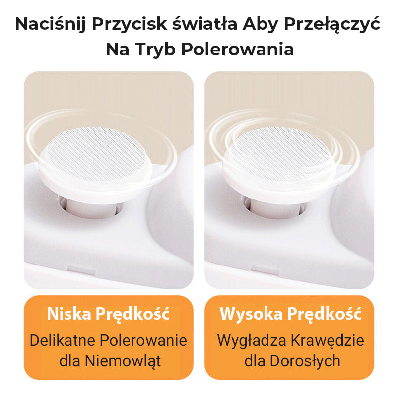 🔥2 w 1 Zmotoryzowane, polerowane automatyczne obcinaczki do paznokci🎁