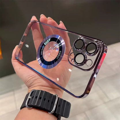 ✨Przezroczyste etui magnetyczne na iPhone