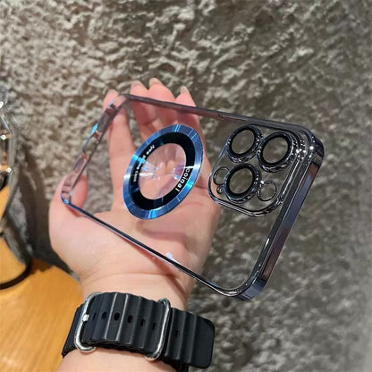 ✨Przezroczyste etui magnetyczne na iPhone